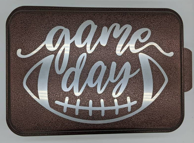 Game Day Aluminum Cake Pan with Laser-Engraved Lid
