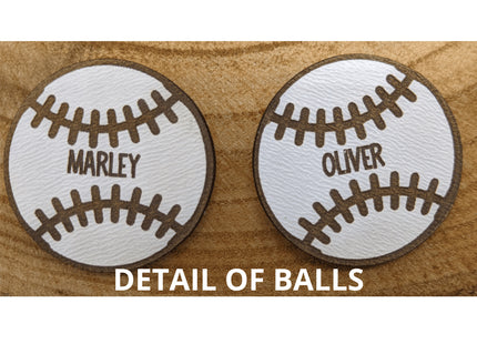 Baseball and Softball Coach Award | Custom Team Thank You Wood Plaque