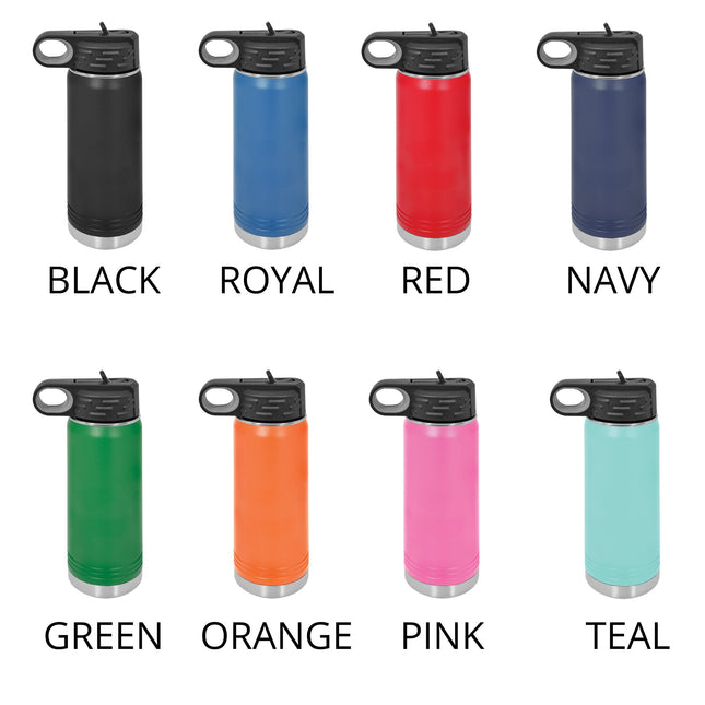 Baseball Softball Team Water Bottles | Personalized Custom Player Gift