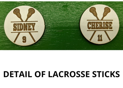 Lacrosse Coach Personalized Award | Custom Team Thank You Wood Plaque