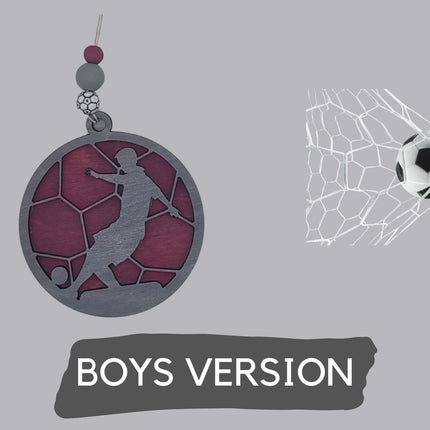 Soccer Personalized Player Ornament | Custom Team Holiday Gift