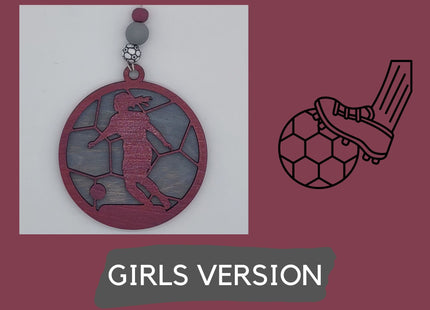 Personalized Soccer Ornament: Custom Team Keepsake