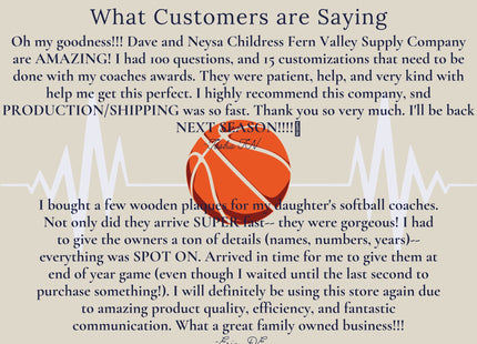 Custom Basketball Earrings With Number | Hand Painted Wood Team Earrings