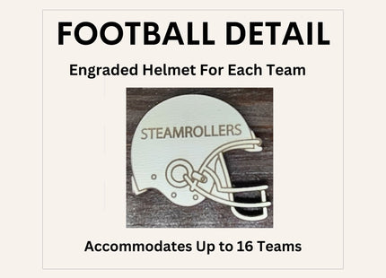 Fantasy Football Perpetual Championship Award, Fantasy Football Trophy, Fantasy Football Plaque, Fantasy Football Sign