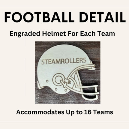 Fantasy Football Perpetual Championship Award, Fantasy Football Trophy, Fantasy Football Plaque, Fantasy Football Sign