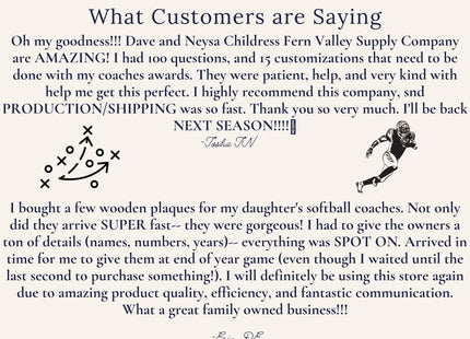 Fantasy Football Championship Award, Fantasy Football Trophy, Fantasy Football Plaque, Fantasy Football Sign