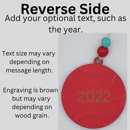 Personalized Axolotl Ornament: Hand-Painted Christmas Tree Decoration