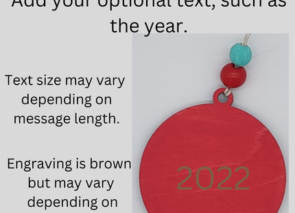 Axolotl Ornament | Kids Holiday Ornament | Personalized Christmas Ornament