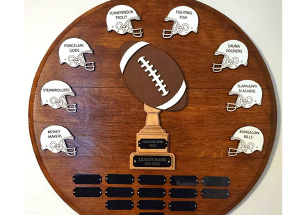 Fantasy Football Perpetual Championship Award, Fantasy Football Trophy, Fantasy Football Plaque, Fantasy Football Sign