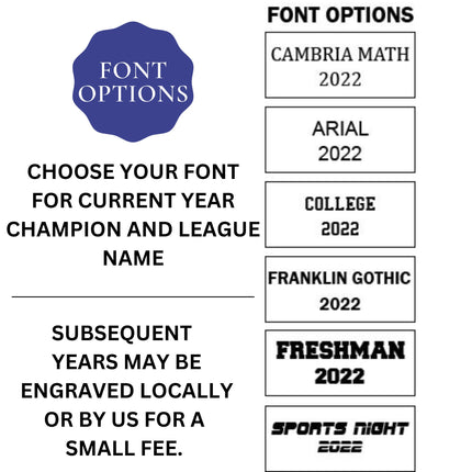 Fantasy Football Perpetual Championship Award, Fantasy Football Trophy, Fantasy Football Plaque, Fantasy Football Sign