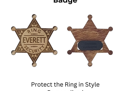 Ring Bearer Gift Box | Personalized Wedding Gift | Ring Bearer Thank You | Ring Security