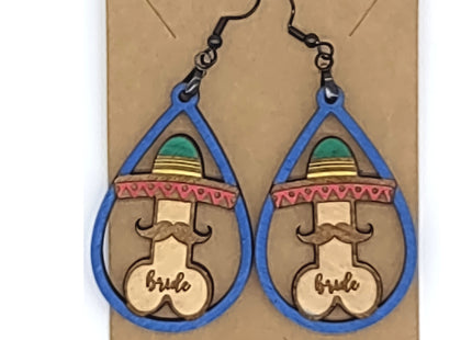 Bachelorette Party Earrings | Mexico Themed Penis Earrings
