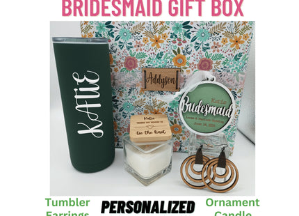 Bridesmaid Gift Box | Personalized Wedding Party Gift | Maid of Honor Thank You | Bridal Proposal Gift