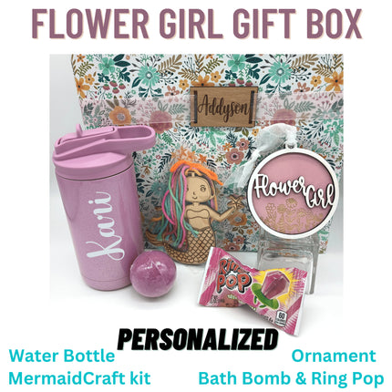 Flower Girl Gift Box | Personalized Wedding Gift | Flower Girl Thank You