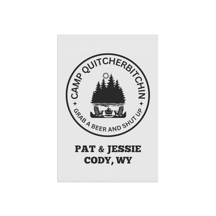 Camp Quitcherbitchin Banner | Personalized Camping Sign | Funny Camper Sign | Campground Banner