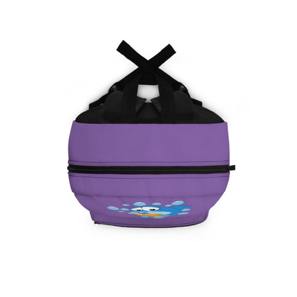 Kids Shark School Backpack | Personalized School Bag | Purple Book Bag