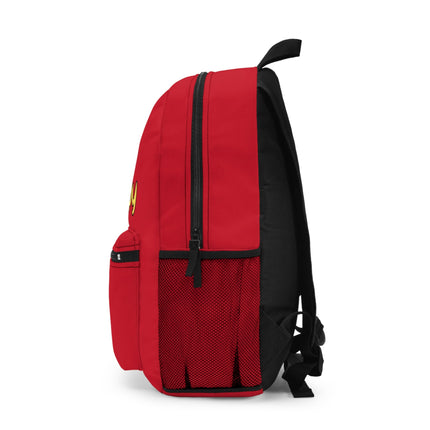 Kids Bee Happy School Backpack | Personalized School Bag | Red Book Bag