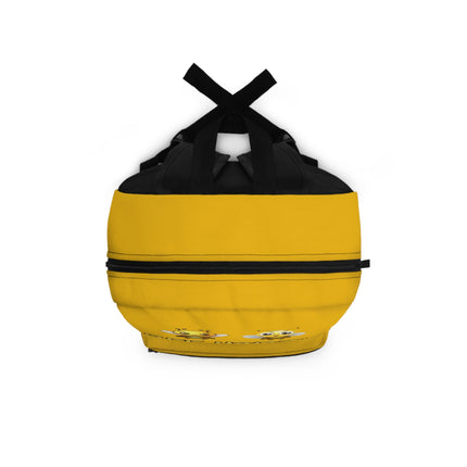 Kids Bee Happy School Backpack | Personalized School Bag | Yellow Book Bag