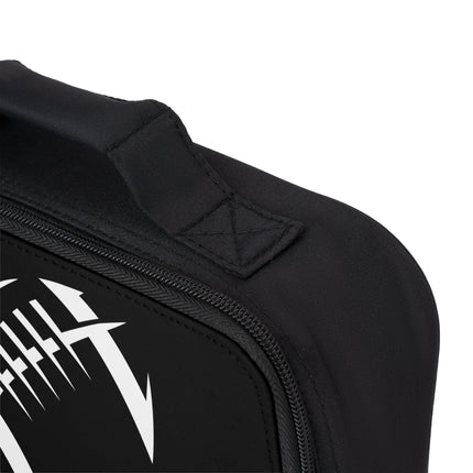 Childrens Football Lunch Bag | Personalized Kids Lunch Box | Insulated School Lunch Bag | Black Football Backpack