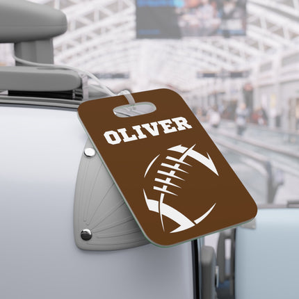 Kids School Backpack Tag | Football Schoolbag Label | Back to School Personalized Label | Personalized Child Backpack