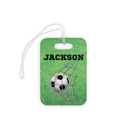 Kids School Backpack Tag | Soccer Schoolbag Label | Back to School Personalized Label | Personalized Child Backpack