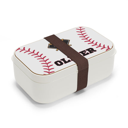 Personalized Bento Box | Baseball Bento Lunch Box | Kids School Snack Container | Custom Lunch Box