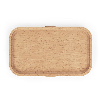 Personalized Baseball Bento Box: Kids School Lunch Container with Wooden Lid