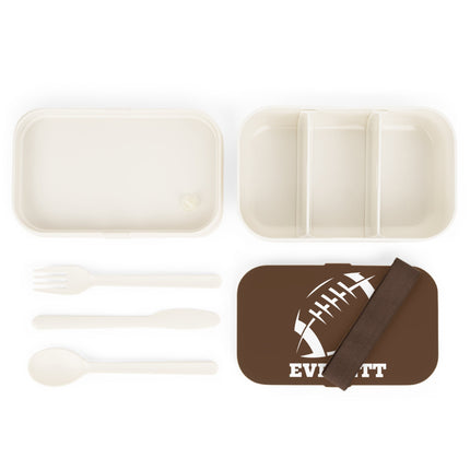 Personalized Bento Box | Football Bento Lunch Box | Kids School Snack Container | Custom Lunch Box
