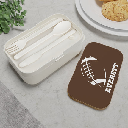 Personalized Bento Box | Football Bento Lunch Box | Kids School Snack Container | Custom Lunch Box