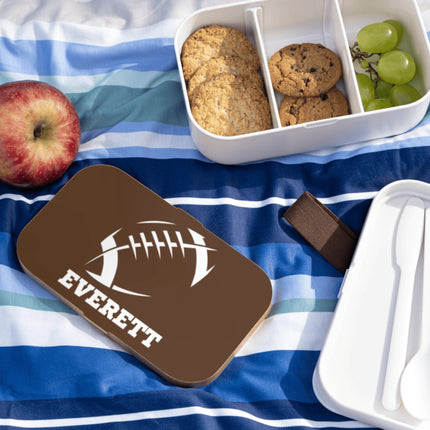 Personalized Bento Box | Football Bento Lunch Box | Kids School Snack Container | Custom Lunch Box