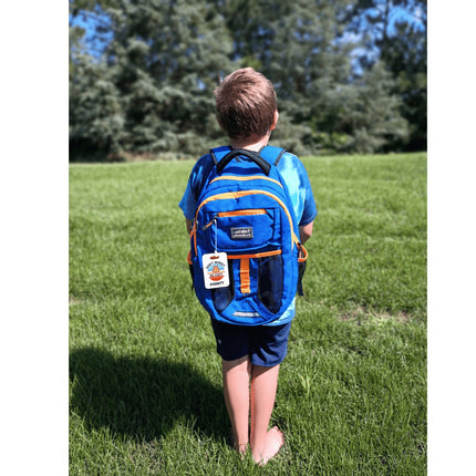 Kids School Backpack Tag | Capybara Schoolbag Label | Back to School Personalized Label | Don't Worry Be Capy | Child Backpack Tag