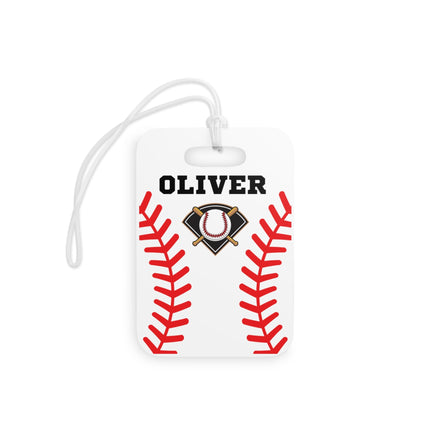 Kids School Backpack Tag | Baseball Schoolbag Label | Back to School Personalized Label | Personalized Child Backpack