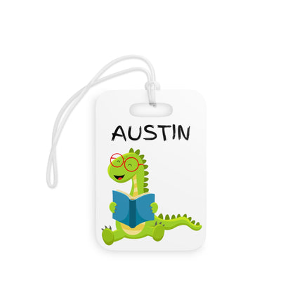 Kids School Backpack Tag | Dinosaur Schoolbag Label | Back to School Personalized Label | Personalized Kids Backpack