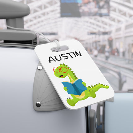 Kids School Backpack Tag | Dinosaur Schoolbag Label | Back to School Personalized Label | Personalized Kids Backpack