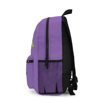 Kids Dinosaur School Backpack | Personalized School Bag | Purple Book Bag