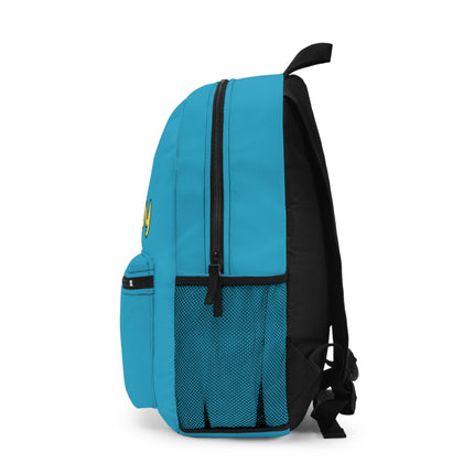 Kids Bee Happy School Backpack | Personalized School Bag | Turquoise Book Bag