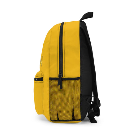 Kids Bee Happy School Backpack | Personalized School Bag | Yellow Book Bag