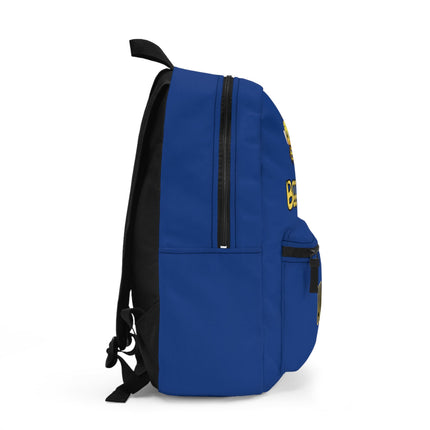 Kids Bee Happy School Backpack | Personalized School Bag | Dark Blue Book Bag