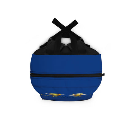 Kids Bee Happy School Backpack | Personalized School Bag | Dark Blue Book Bag
