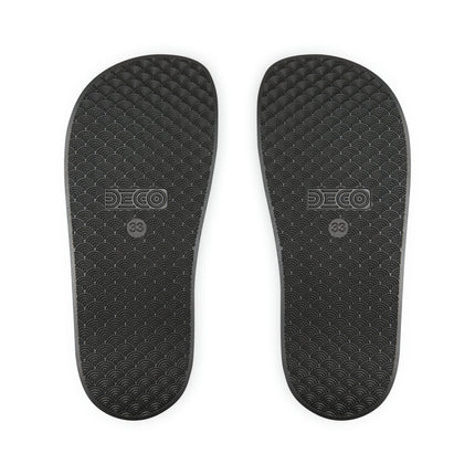 Kids Beach Sandals | Capybara Sandals | Youth Flip Flops | Childrens Slide Sandals | Retro Sandals | Don't Worry Be Capy Gray Shoes