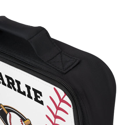 Personalized Baseball Lunch Bag: Insulated Custom Name School Tote