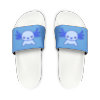 Kids Beach Sandals | Axolotl Sandals | Youth Flip Flops | Childrens Slide Sandals | Light Blue Animal Sandals