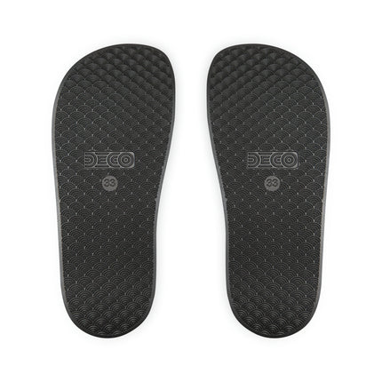 Kids Beach Sandals | Axolotl Sandals | Youth Flip Flops | Childrens Slide Sandals | Black Animal Sandals