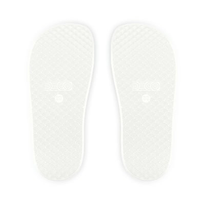 Kids Beach Sandals | Pink Axolotl Sandals | Youth Flip Flops | Childrens Slide Sandals | Turquoise Animal Sandals