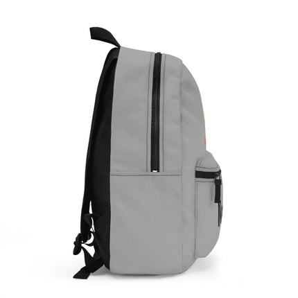 Kids Giraffe School Backpack | Personalized School Bag | Gray Book Bag