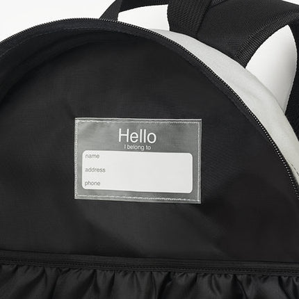 Kids Bookworm School Backpack | Personalized School Bag |White Book Bag
