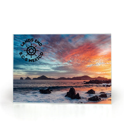 Cabo San Lucas Cutting Board | Glass Cutting Board | Lands End Cutting Board | Mexico Cutting Board | El Arco Cutting Board