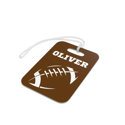 Kids School Backpack Tag | Football Schoolbag Label | Back to School Personalized Label | Personalized Child Backpack