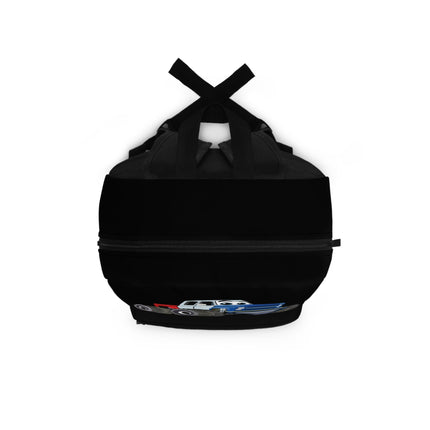 Kids Monster Truck School Backpack | Personalized School Bag | Black Book Bag