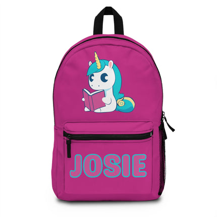 Kids Pink Unicorn School Backpack | Personalized School Bag | Back to School Backpack